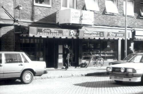 Ritz kafé på andra våningen.