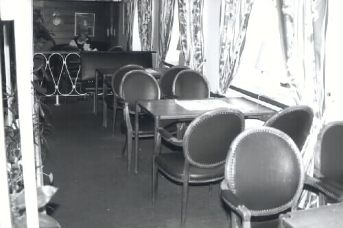 Ritz kafé på andra våningen.