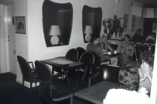 Ritz kafé på andra våningen.