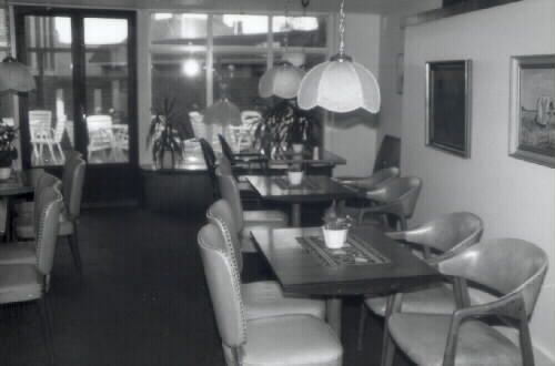 Ritz kafé på andra våningen.