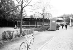 Bilder tagna just när ombyggnaden av Stortorget på börjats.