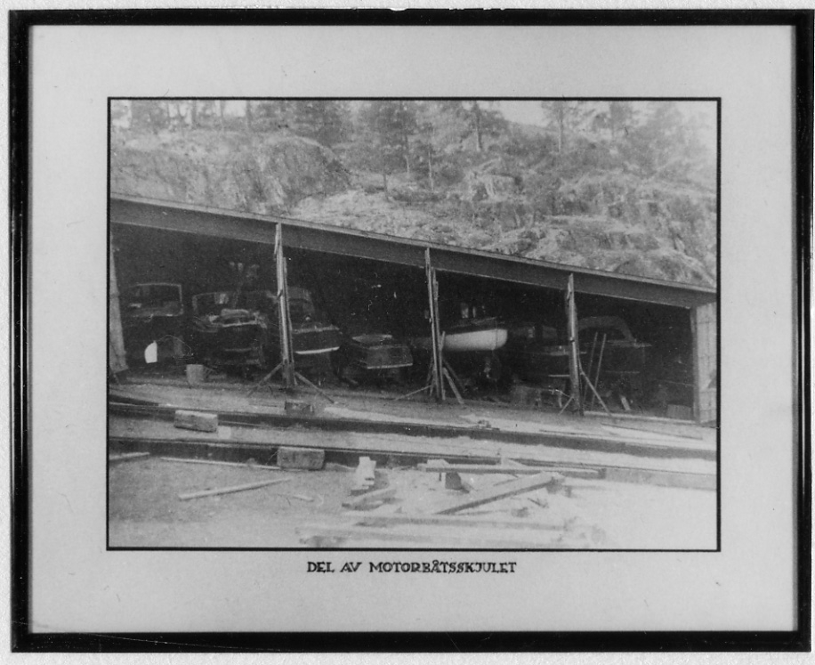 Neglinge varv "Del av motorbåtsskjulet"