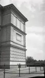 Växjö högre allmänna läroverk, sydvästra hörnet.