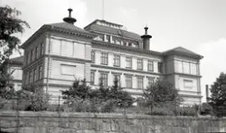 Växjö högre allmänna läroverk mot söder, längs Trädgårdsgata