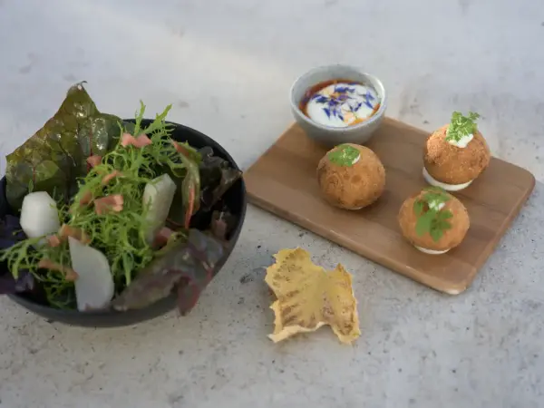 Fristende retter fra Gartneriet spiseri. 