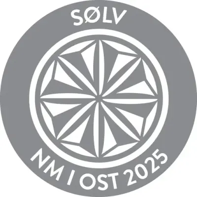Emblem for tildelt sølvmedalje i NM i Ost 2025