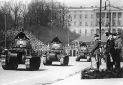 Tyske propagandabilder fra andre verdenskrig.
Fra militær pa