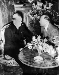 Tyske propagandabilder fra andre verdenskrig.
Mottakelse for