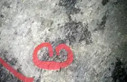 Hällristning Tegneby. Tanum 63:1, L1968:7254