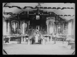 Bilde fra lærer Guldahls begravelse