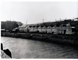 Lokomotivstaller for kobberverket i Hafod, eid av "Vivian an