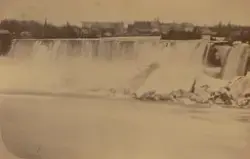 Vattenfallet "American fall" kring 1876, Niagara