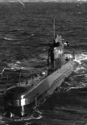 Ubåten Makrillen ute till havs