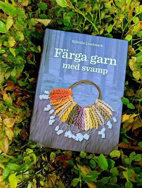 boken Färga garn med svamp av Hjördis Lundmark
