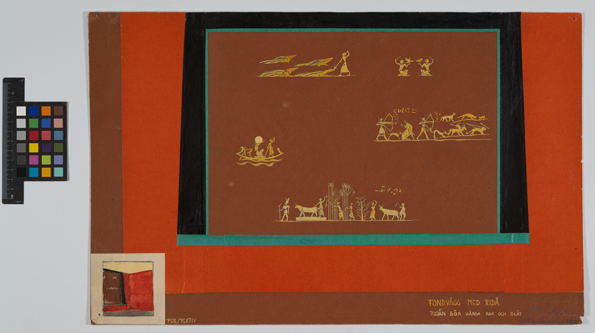 Illustration av ridå
Elevarbete