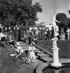 Eldhs-utställningen i Linnéträdgården, Uppsala 1955