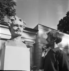 Eldhs-utställningen i Linnéträdgården, Uppsala 1955
