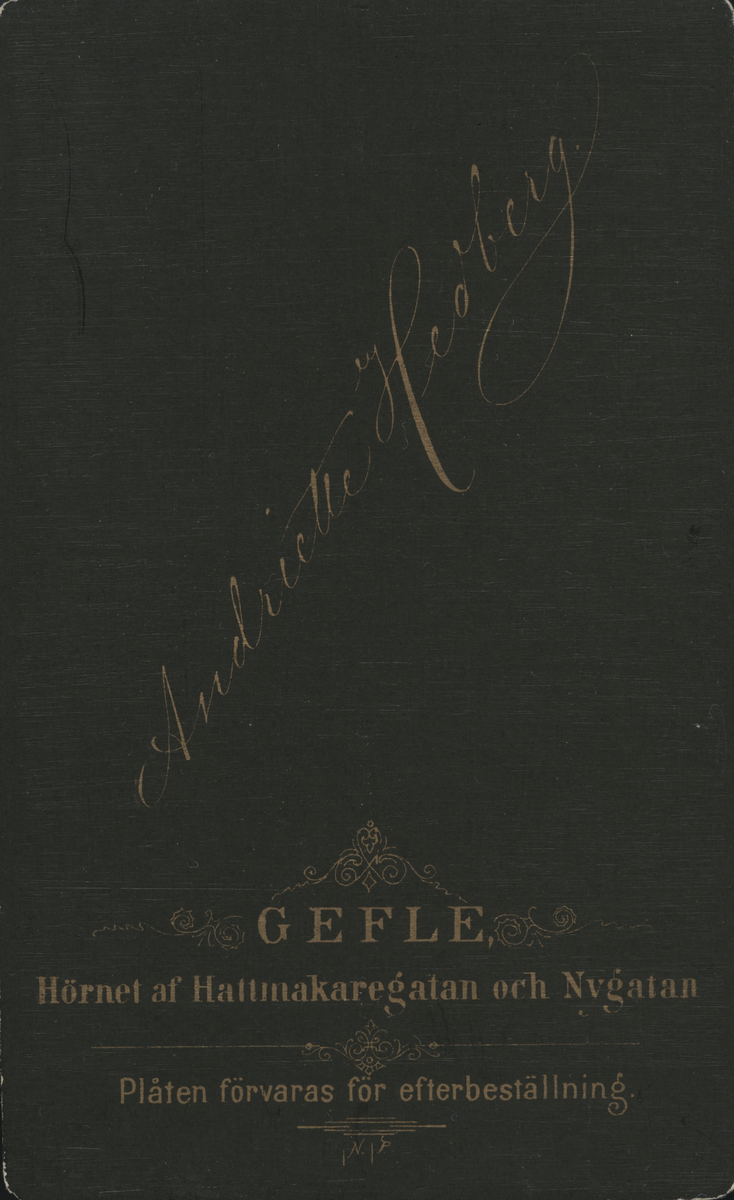 Porträtt av Tekla Swedlund.