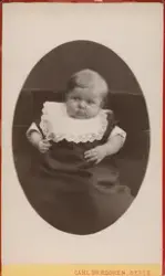 Barnporträtt av Karin Holmström, 1883.