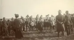 "Varbergs realskolas scoutfest på Påskbergets nya pang (?) u