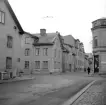 Miljön vid Repslagaregatans möte med Kungsgatan i Linköping som den tog sig ut 1969.