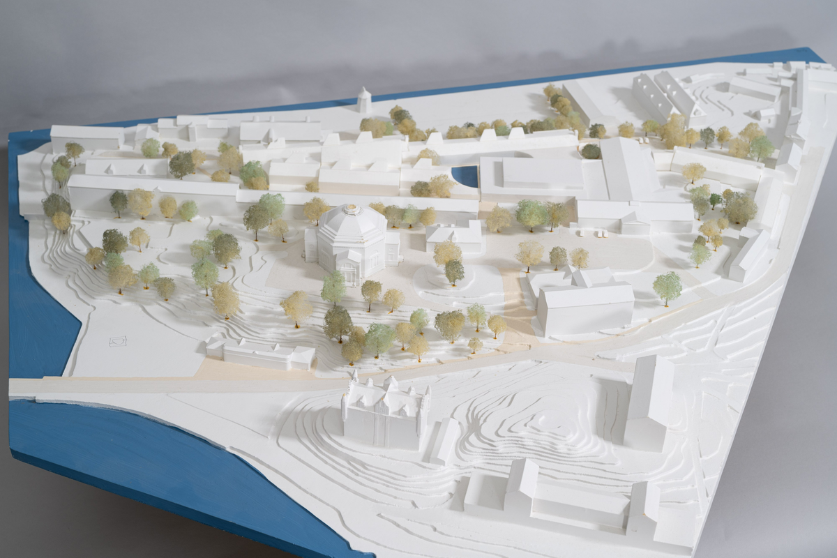 Moderna museet och Arkitekturmuseet på Skeppsholmen. "Lusthuset". Tävlingsbidrag