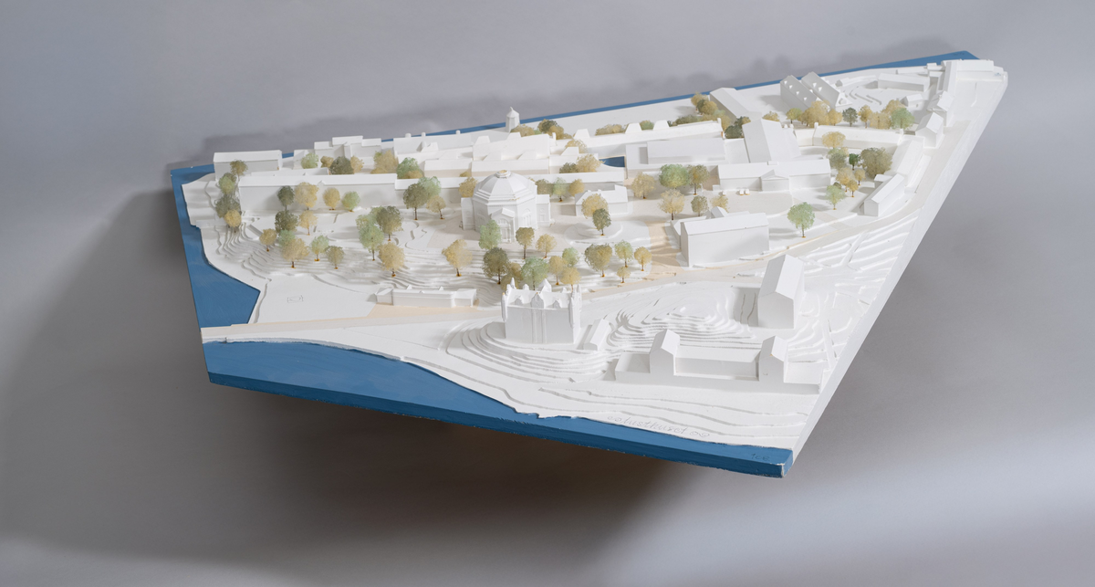 Moderna museet och Arkitekturmuseet på Skeppsholmen. "Lusthuset". Tävlingsbidrag