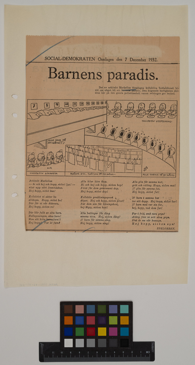 Artikel - Barnens paradis
Kollektivhus på John Ericssonsgatan 6