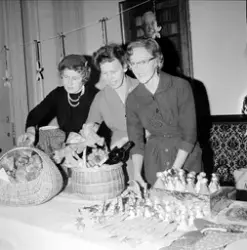 De blindas försäljning på blåbandslokalen, Uppsala 1959