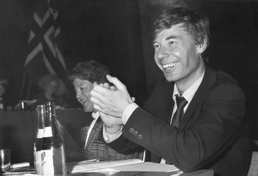 Rune Gerhardsen på Oslo Arbeiderparti sitt årsmøte, 12. mars 1990.
