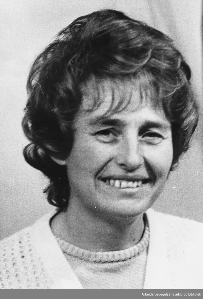 Berit Ås, juni 1971.