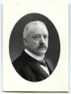 Porträtt på Kamrer Oscar Millqvist, Jönköping. Född år 1857 och död år 1932.