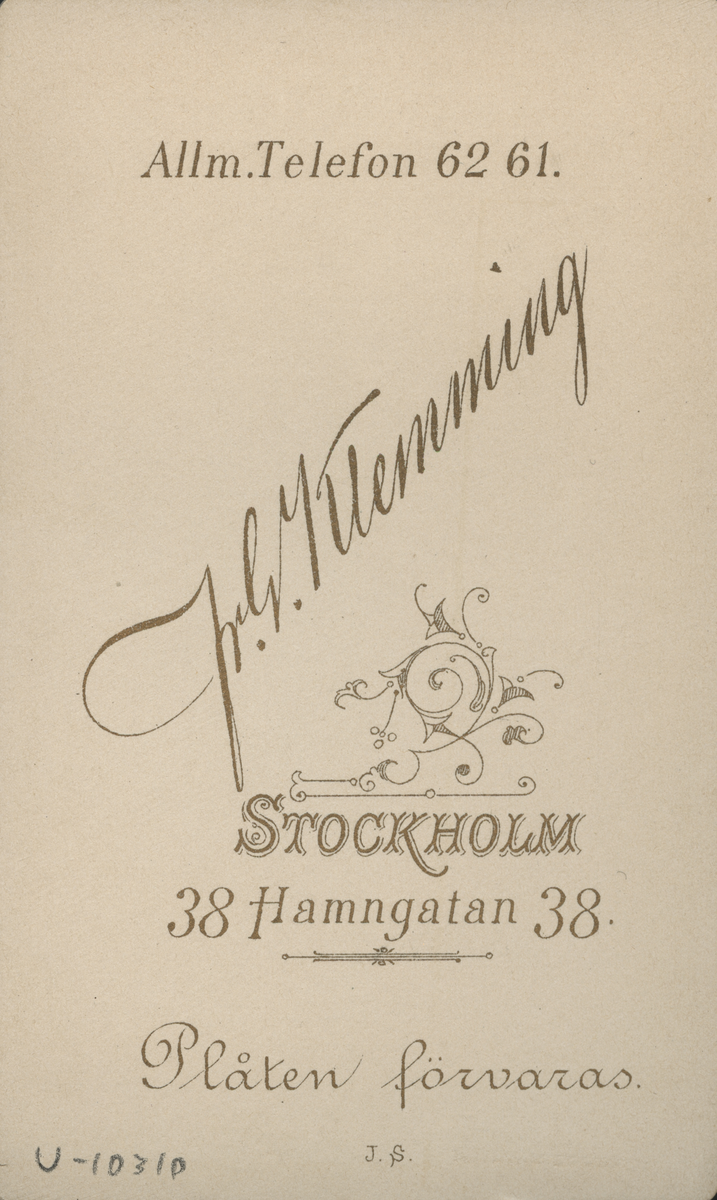 Kvinnoporträtt. Bel Derby.