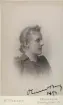 Kvinnoporträtt. ? Berg 1893.