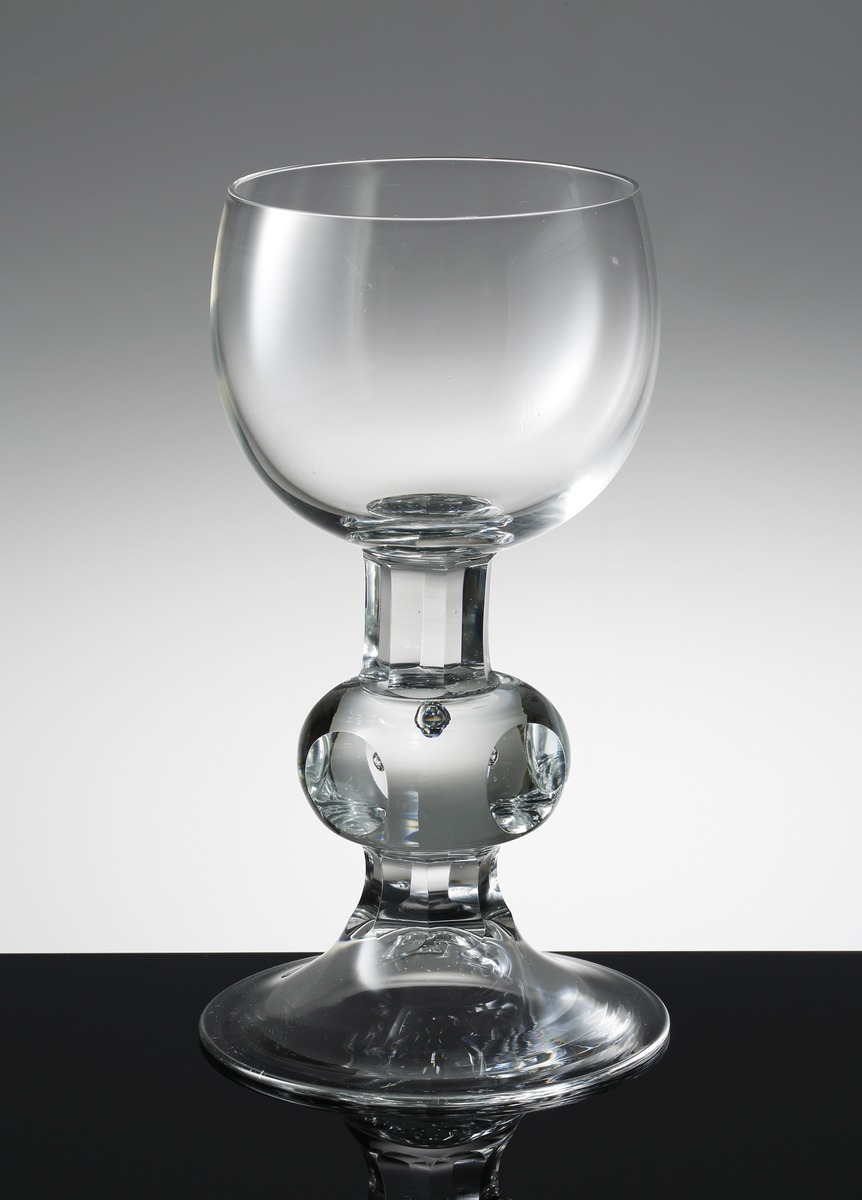 Kalk med slipad nod.
