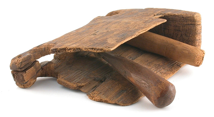 Koskälla med två kläppar.