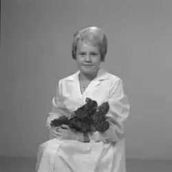 Gerd Freij som konfirmand