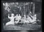 Picknick i skogen.