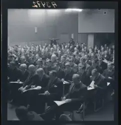 Fackförbundet Metalls avtalskonferens i HSB-salen. 
Fotograf