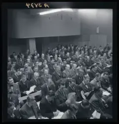 Fackförbundet Metalls avtalskonferens i HSB-salen. 
Fotograf