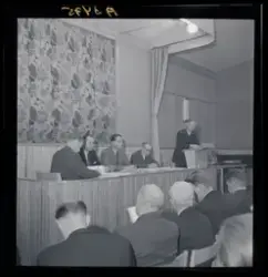 Fackförbundet Metalls avtalskonferens i HSB-salen. 
Fotograf