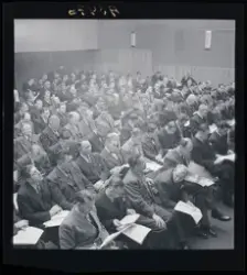 Fackförbundet Metalls avtalskonferens i HSB-salen. 
Fotograf