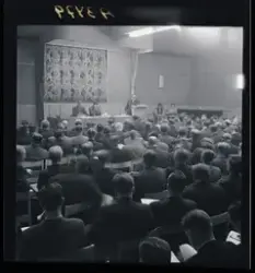 Fackförbundet Metalls avtalskonferens i HSB-salen. 
Fotograf