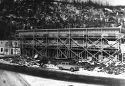 Bygging av Samvirkelaget på Andselv i 1959-60.