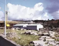 Långt framskriden byggnation av Mölndals bro, ser ut att var