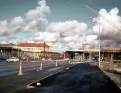 Långt framskriden byggnation av Mölndals bro, ser ut att var