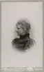 Porträtt av Elisabeth Gustafsson (lärarinna). (Enligt text i album).