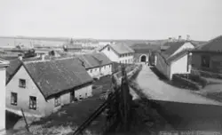 "Parti af nedre fästningen". Bilden ingår i en paketerad ser