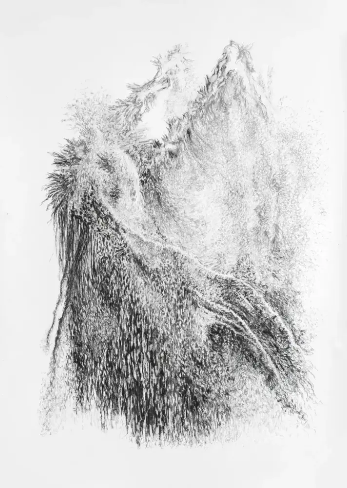 Kunst av Krokann Berg - tegning 