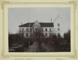 Hamar lærerskole, Hamar seminarium. eksteriør, hagesiden,